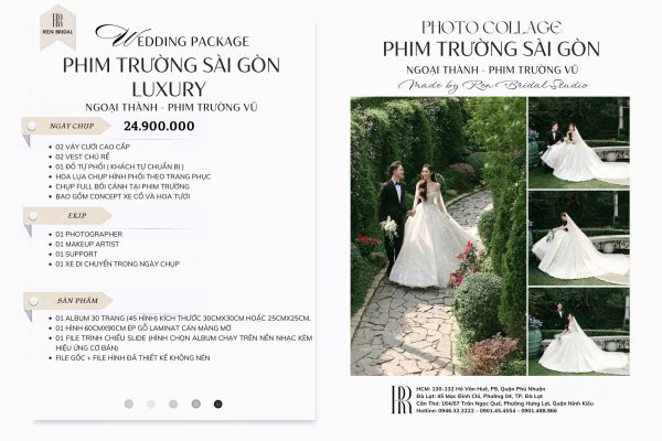 Phim trường Vũ Garden – Địa điểm chụp ảnh cưới lý tưởng tại Bình Dương